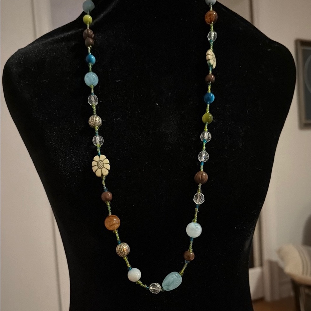 Multicolor Beaded Necklace B7